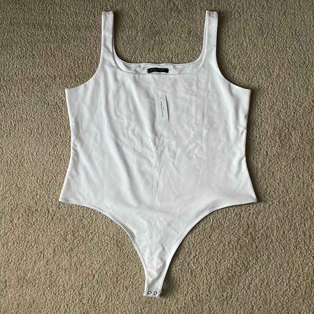 BRAND NEW Banana Republic Factory white bodysuit